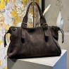 Auren - Sac polochon cuir souple marron